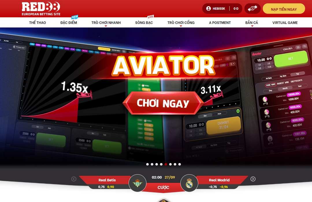 RED88 hoạt động theo mô hình casino kiêm nhà cái cung cấp dịch vụ cá cược chuyên nghiệp