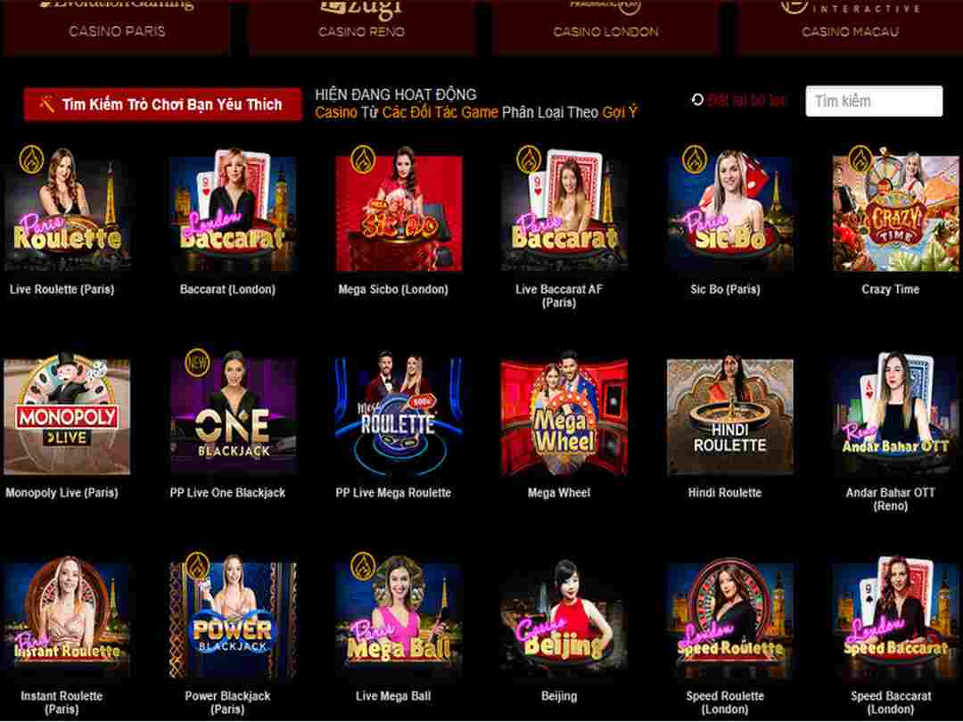 Live Casino House - Nhà cái cung cấp casino game tuyệt vời