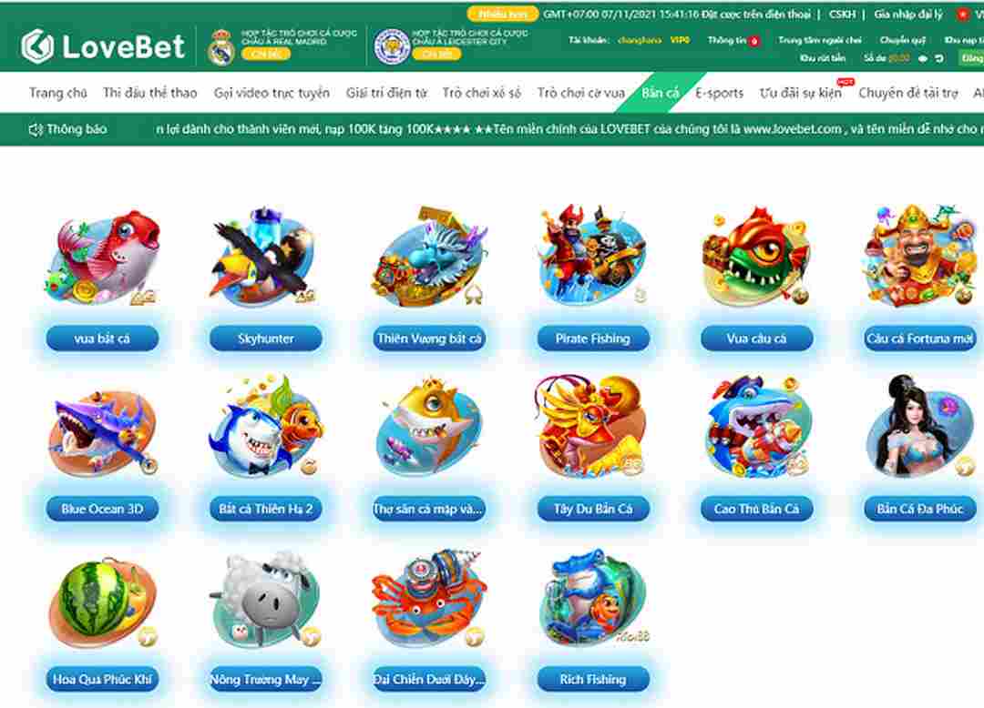 Sản phẩm cá cược ưu tú của Lovebet