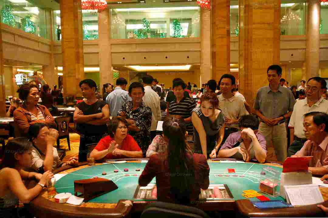 Các khu chơi game tại Crown Casino Bavet được bố trí riêng biệt