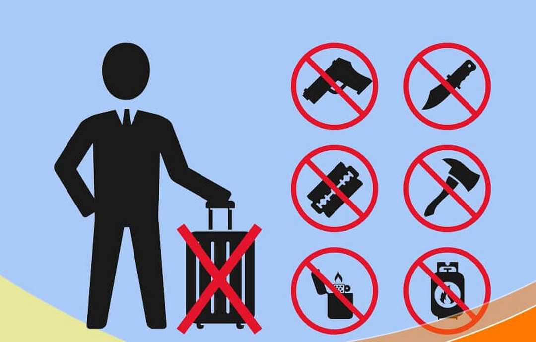 Những vật dụng nguy hiểm bị nghiêm cấm tại Holiday Palace