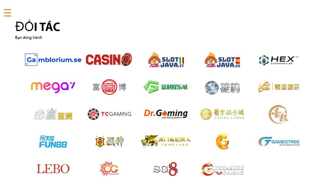 Các đối tác liên kết của CQ9 Gaming
